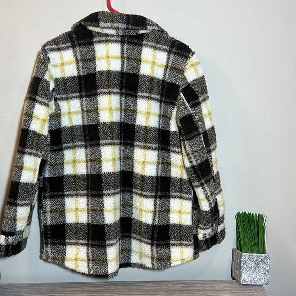 Volcom Silent Sherpa Flannel Plaid Jacket Coat Small - Picture 6 of 6